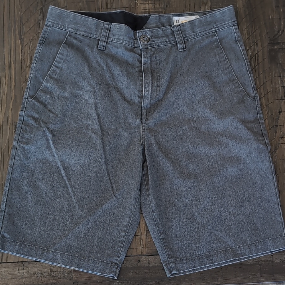 Volcom Men's Charcoal Jean Shorts